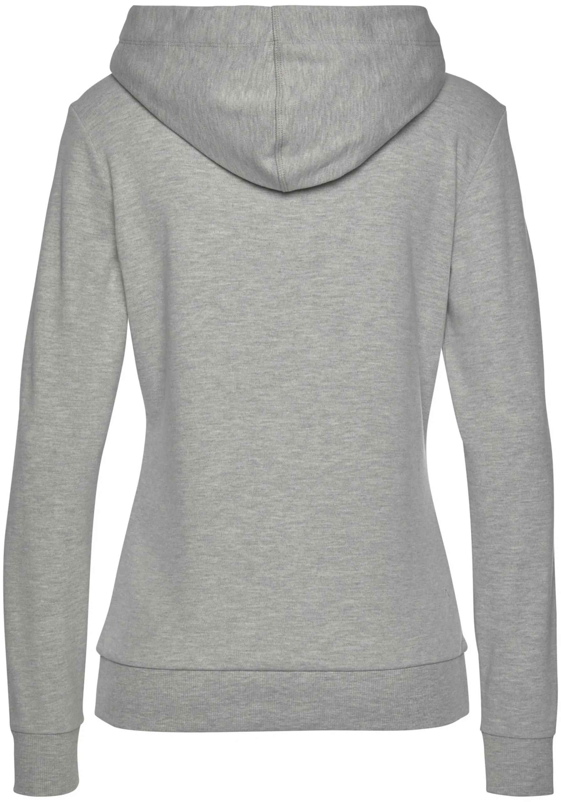 Pullover| Kapuzensweatshirt hellgrau-meliert