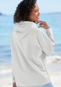 Strandmode|Pullover|Elbsand Kapuzensweatshirt hellgrün