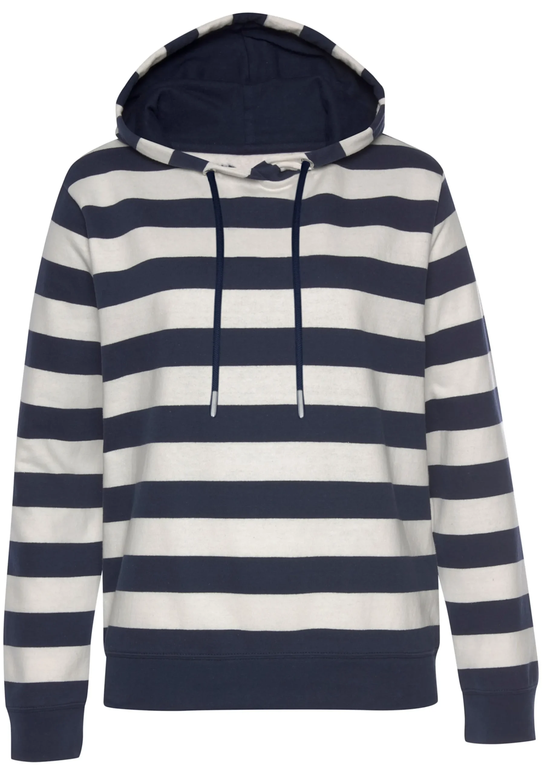 Homewear|Homewear|H.I.S Kapuzensweatshirt marine-ecru-gestreift