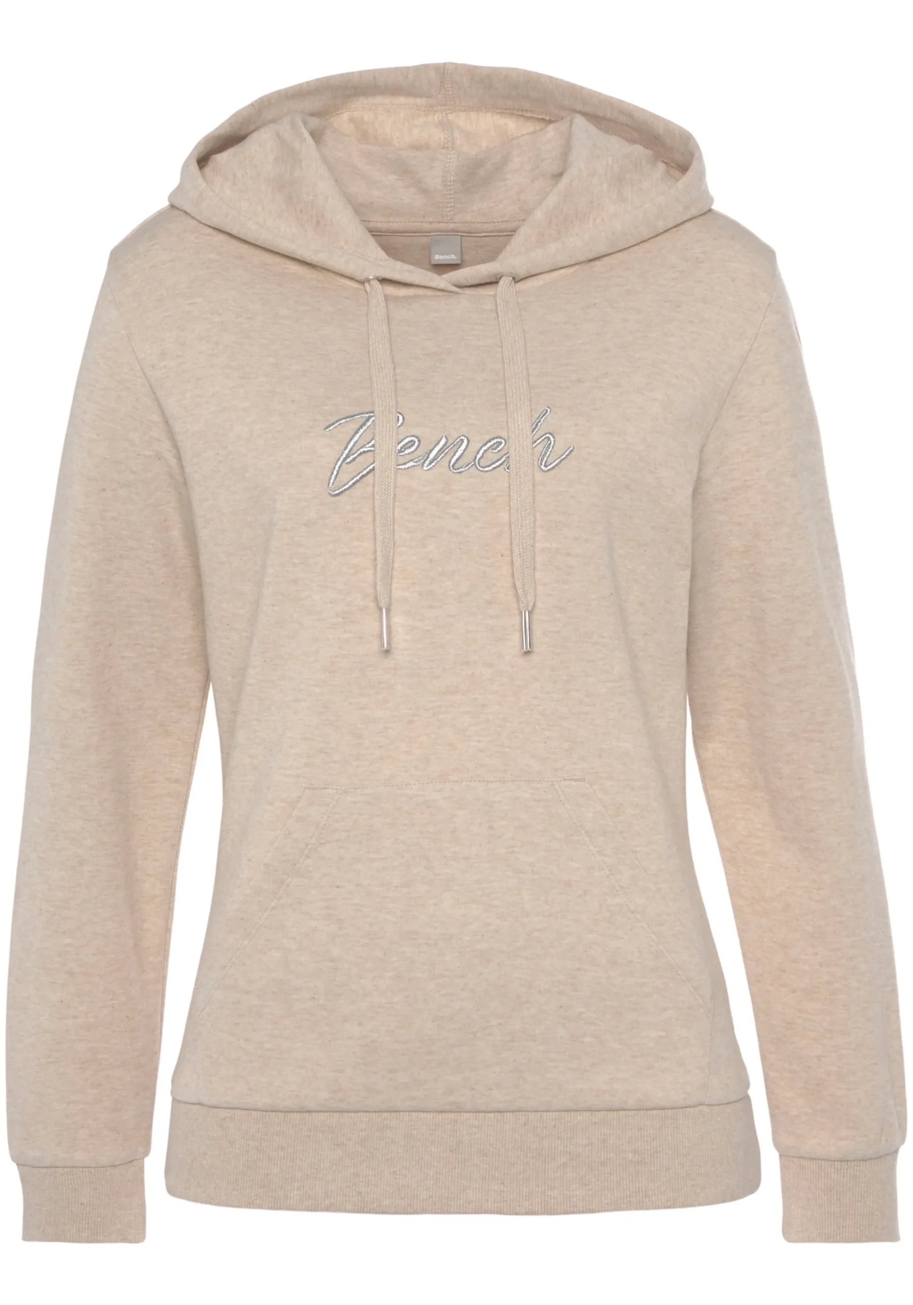 Pullover|Shirts| Kapuzensweatshirt beigemeliert