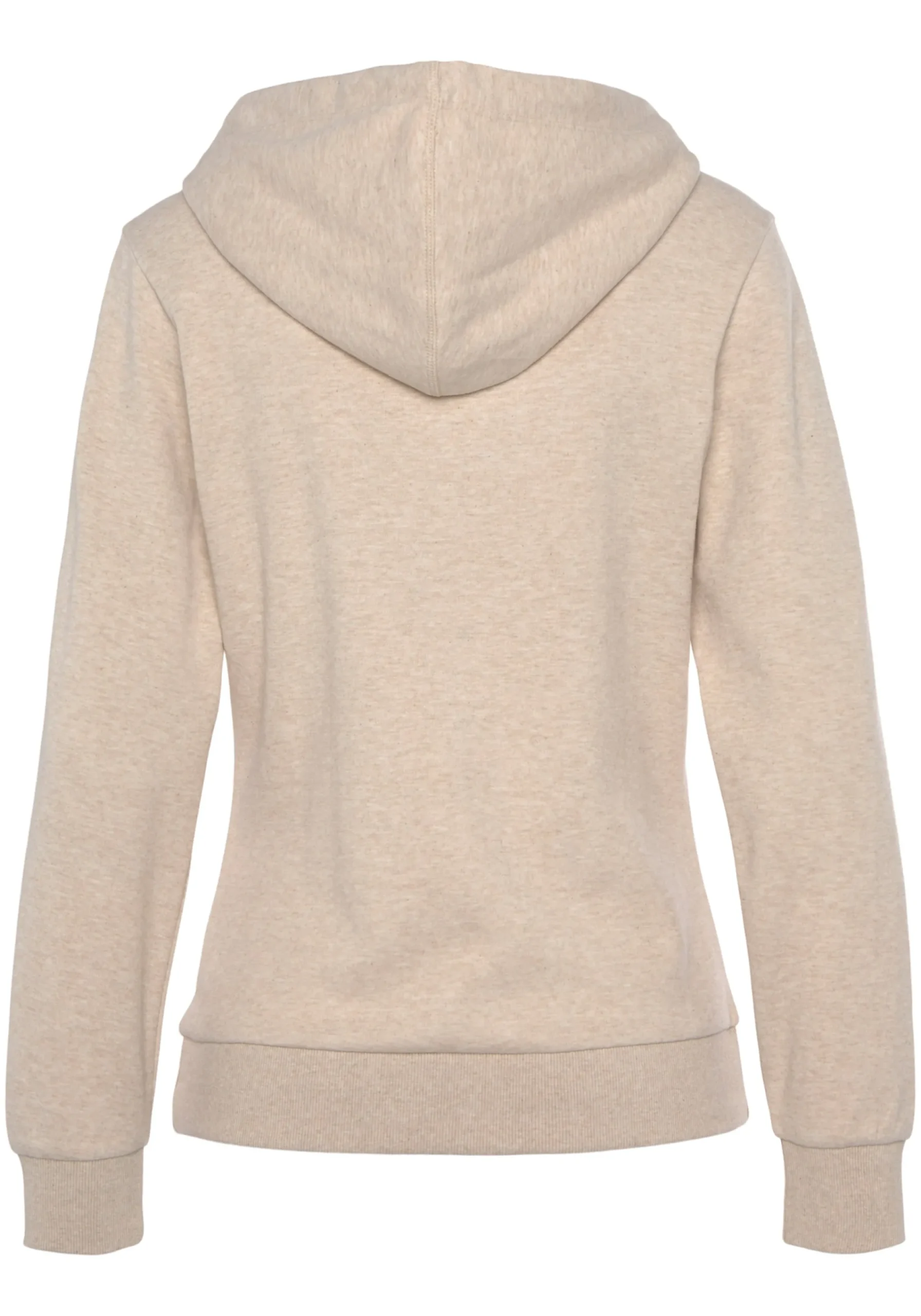 Pullover|Shirts| Kapuzensweatshirt beigemeliert