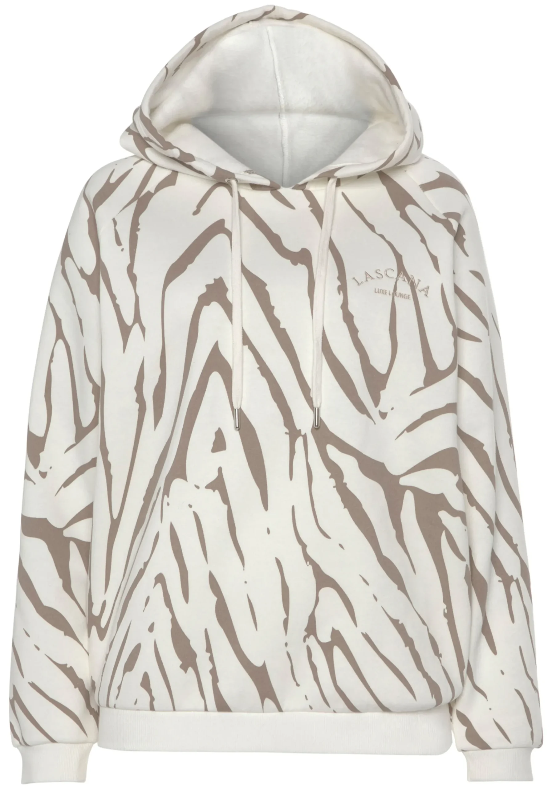 Strandmode|LASCANA Kapuzensweatshirt beige-taupe