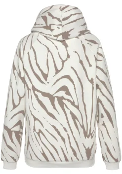 Strandmode|LASCANA Kapuzensweatshirt beige-taupe