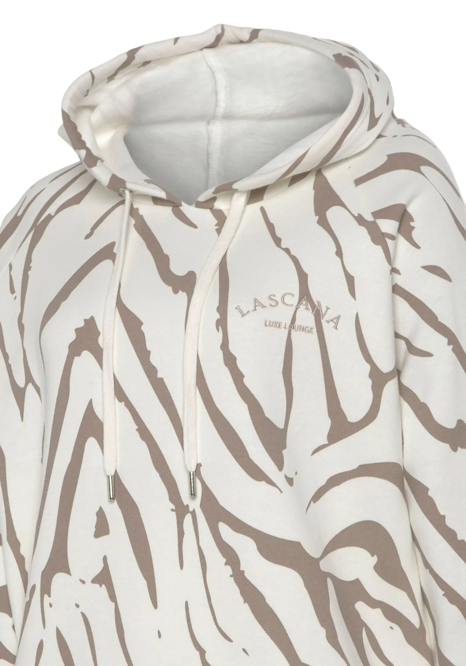 Strandmode|LASCANA Kapuzensweatshirt beige-taupe