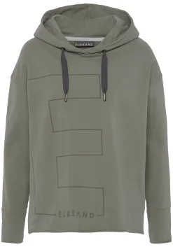 Strandmode|Shirts|Elbsand Kapuzensweatshirt khaki