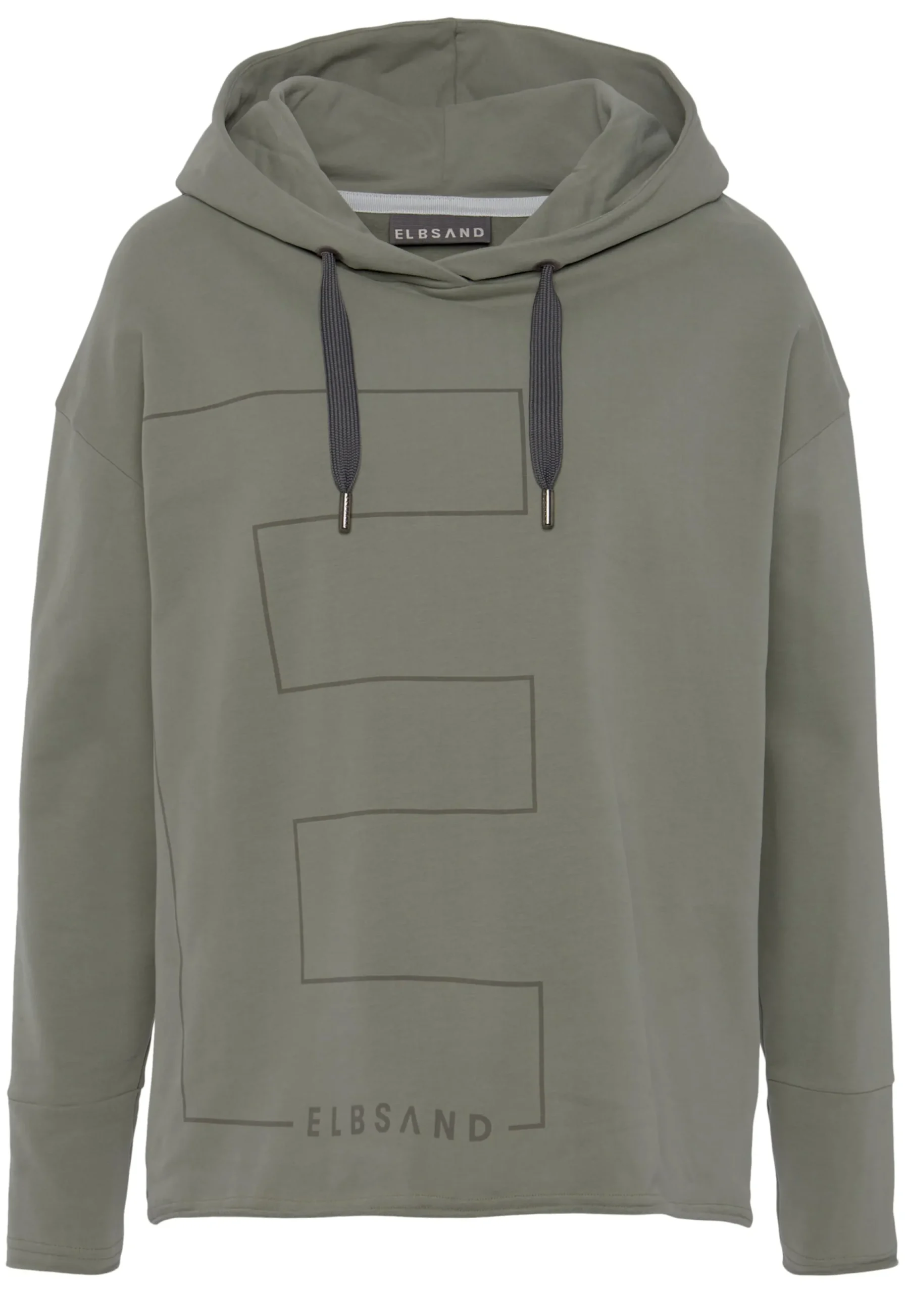 Strandmode|Shirts|Elbsand Kapuzensweatshirt khaki