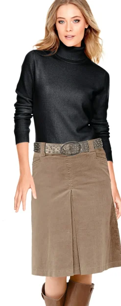 Pullover|heine Kaschmirpullover mit Rollkragen schwarz