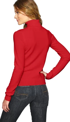Pullover|heine Kaschmirpullover mit Rollkragen rot