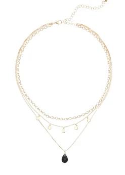 Schmuck|LASCANA Kette mit Anhänger goldfarben