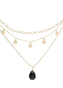 Schmuck|LASCANA Kette mit Anhänger goldfarben