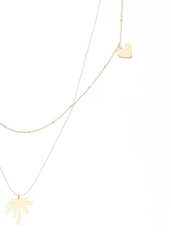 Schmuck|LASCANA Kette mit Anhänger goldfarben