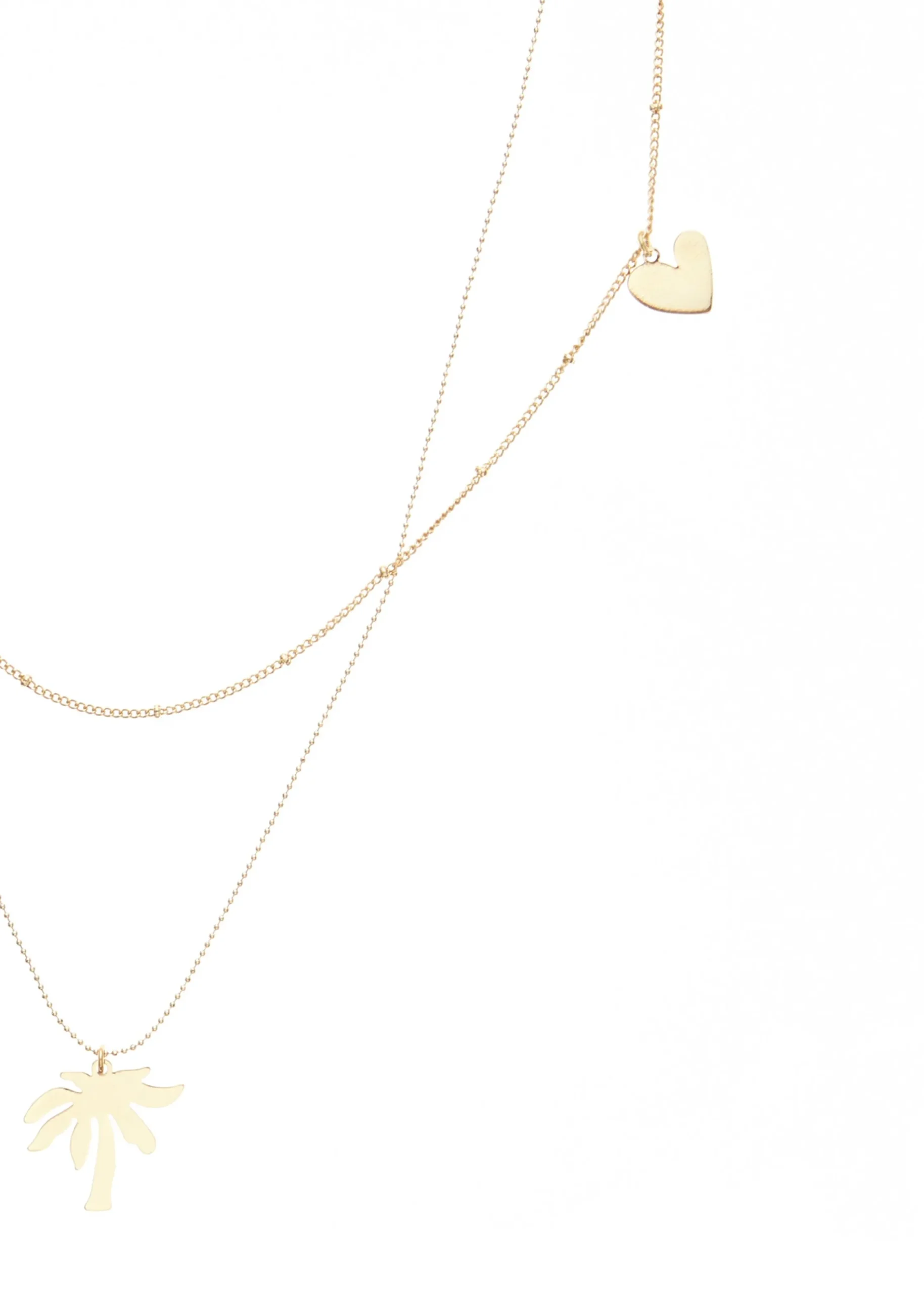 Schmuck|LASCANA Kette mit Anhänger goldfarben