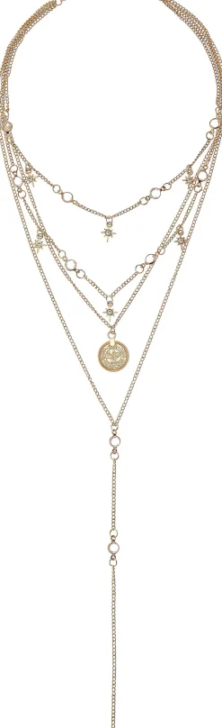 Schmuck|LASCANA Kette mit Anhänger goldfarben