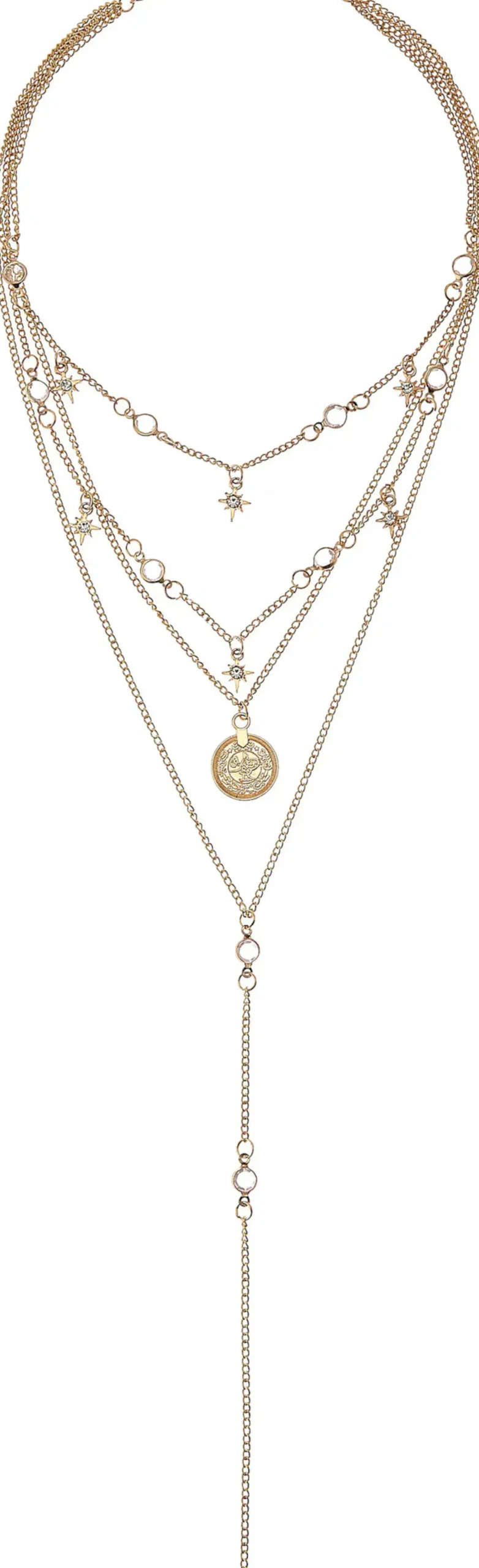 Schmuck|LASCANA Kette mit Anhänger goldfarben