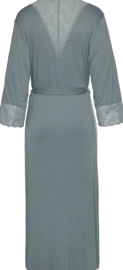 Nachtwäsche|LASCANA Kimono petrol