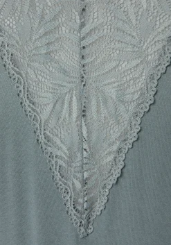 Nachtwäsche|LASCANA Kimono petrol