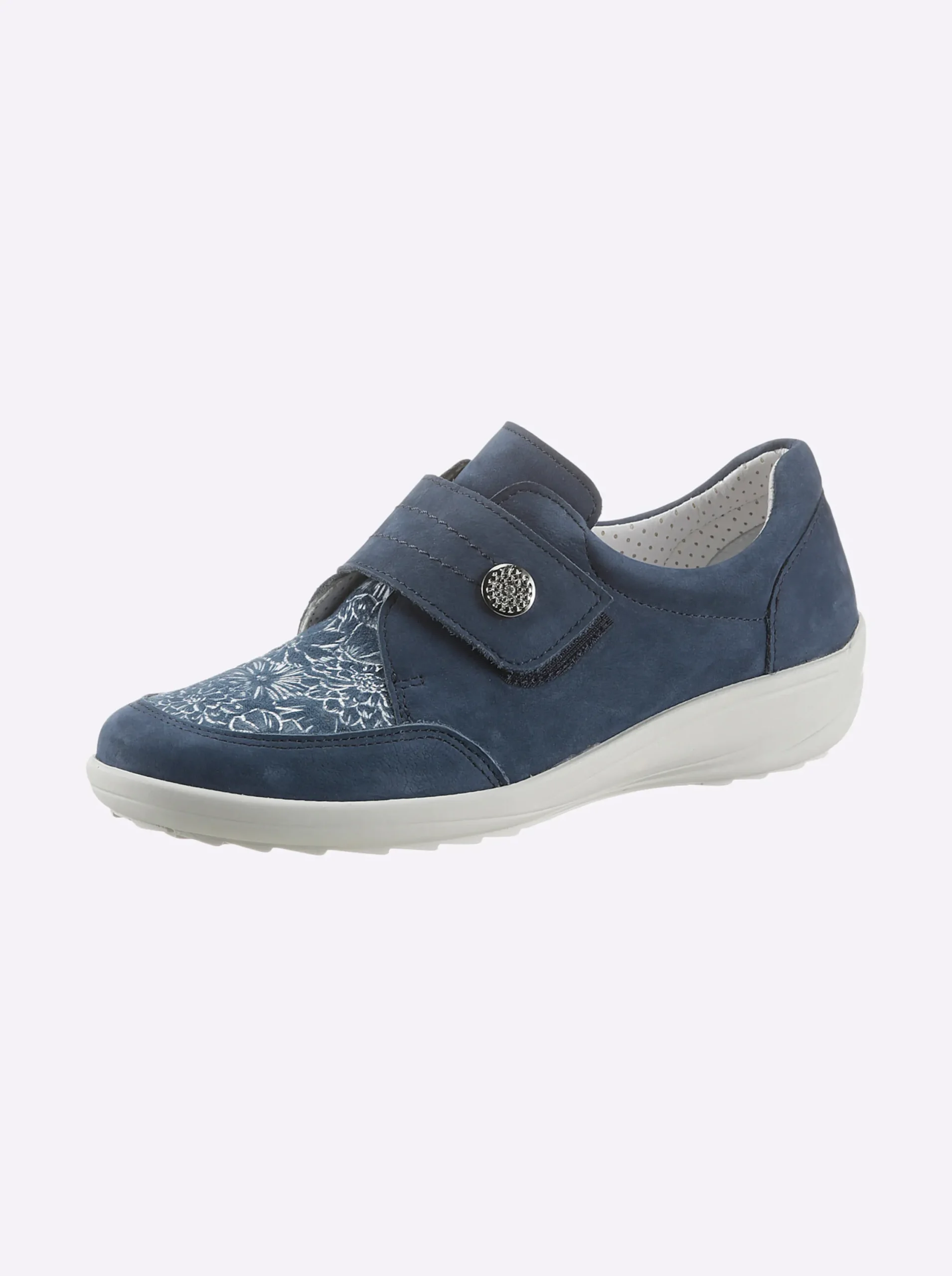 Sneakers & Schnürer|airsoft comfort+ Klettschuh jeansblau