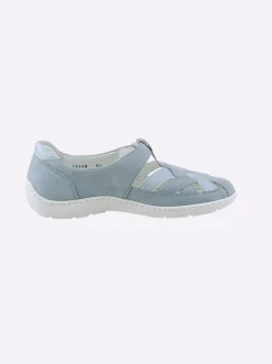 Sneakers & Schnürer|Waldläufer Klettschuh bleu