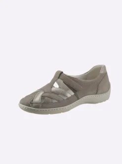 Sneakers & Schnürer|Waldläufer Klettschuh grau