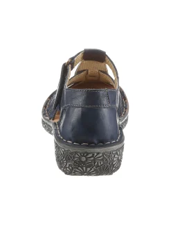 Sandalen & Sandaletten|Loretta Klettschuh jeansblau