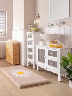 Badmöbel|heine home Kommode weiß-grau