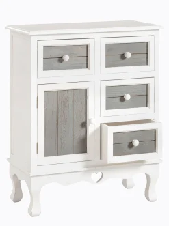 Badmöbel|heine home Kommode weiß-grau