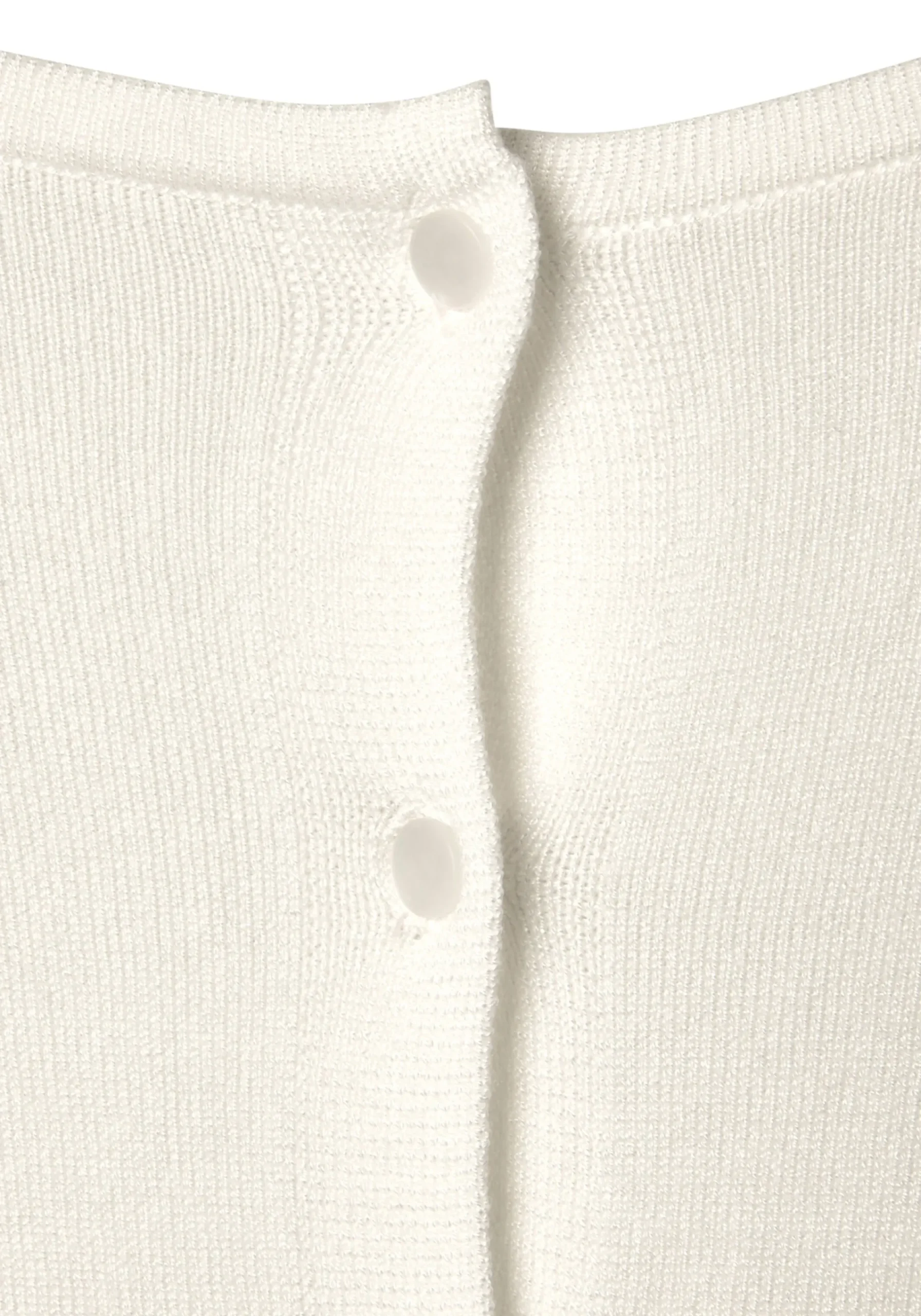 Strandmode|Pullover|Vivance Kurzarmpullover weiß