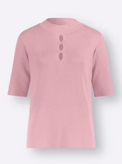 Pullover| Kurzarmpullover hortensie