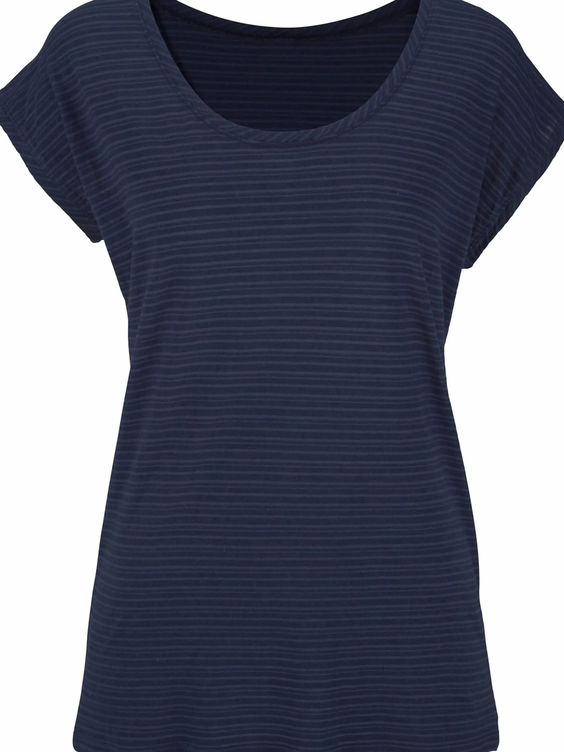 Shirts|Beachtime Kurzarmshirt marine,creme