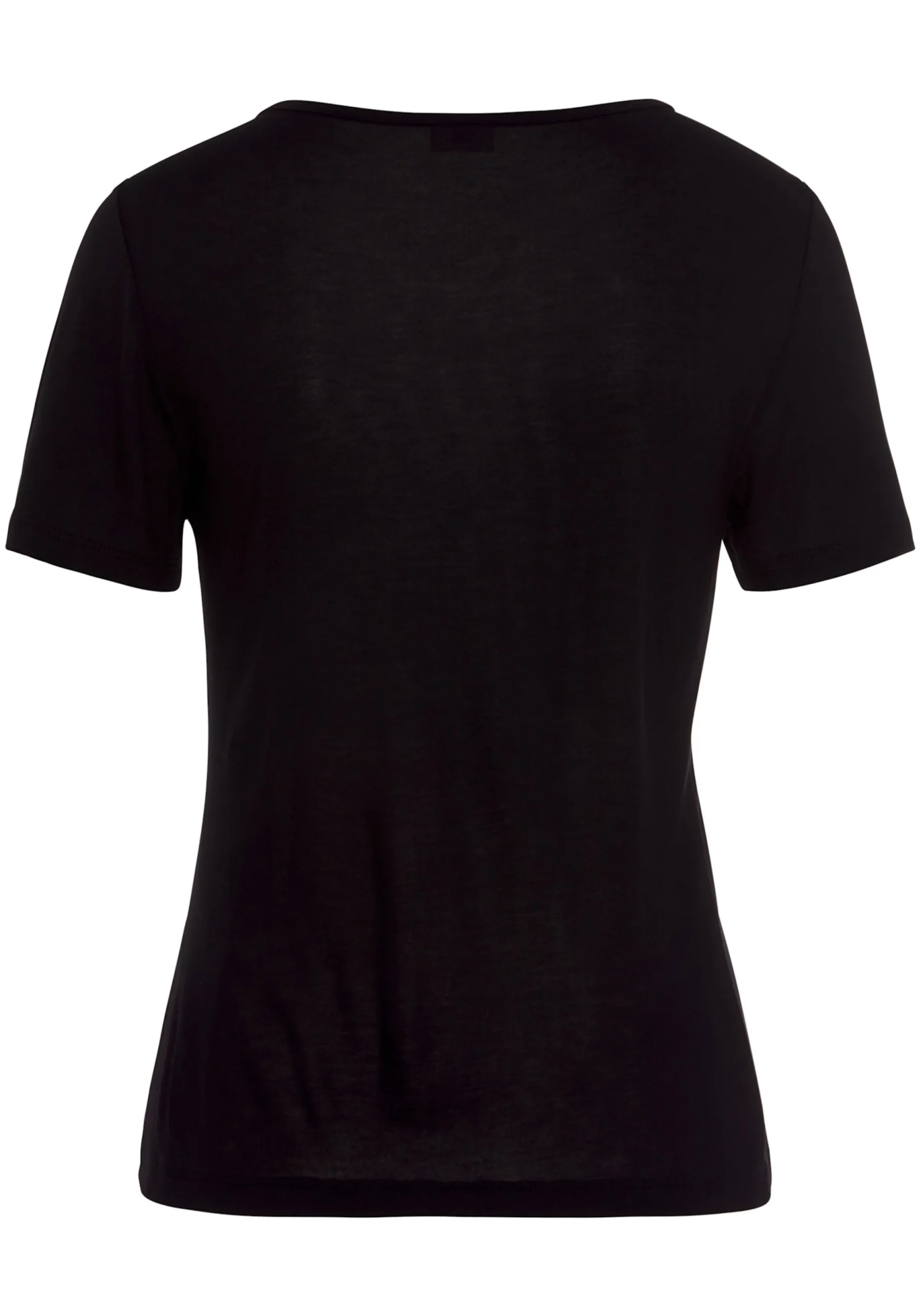 Strandmode|Buffalo Kurzarmshirt schwarz
