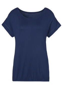 Homewear|Strandmode|Vivance Kurzarmshirt navy