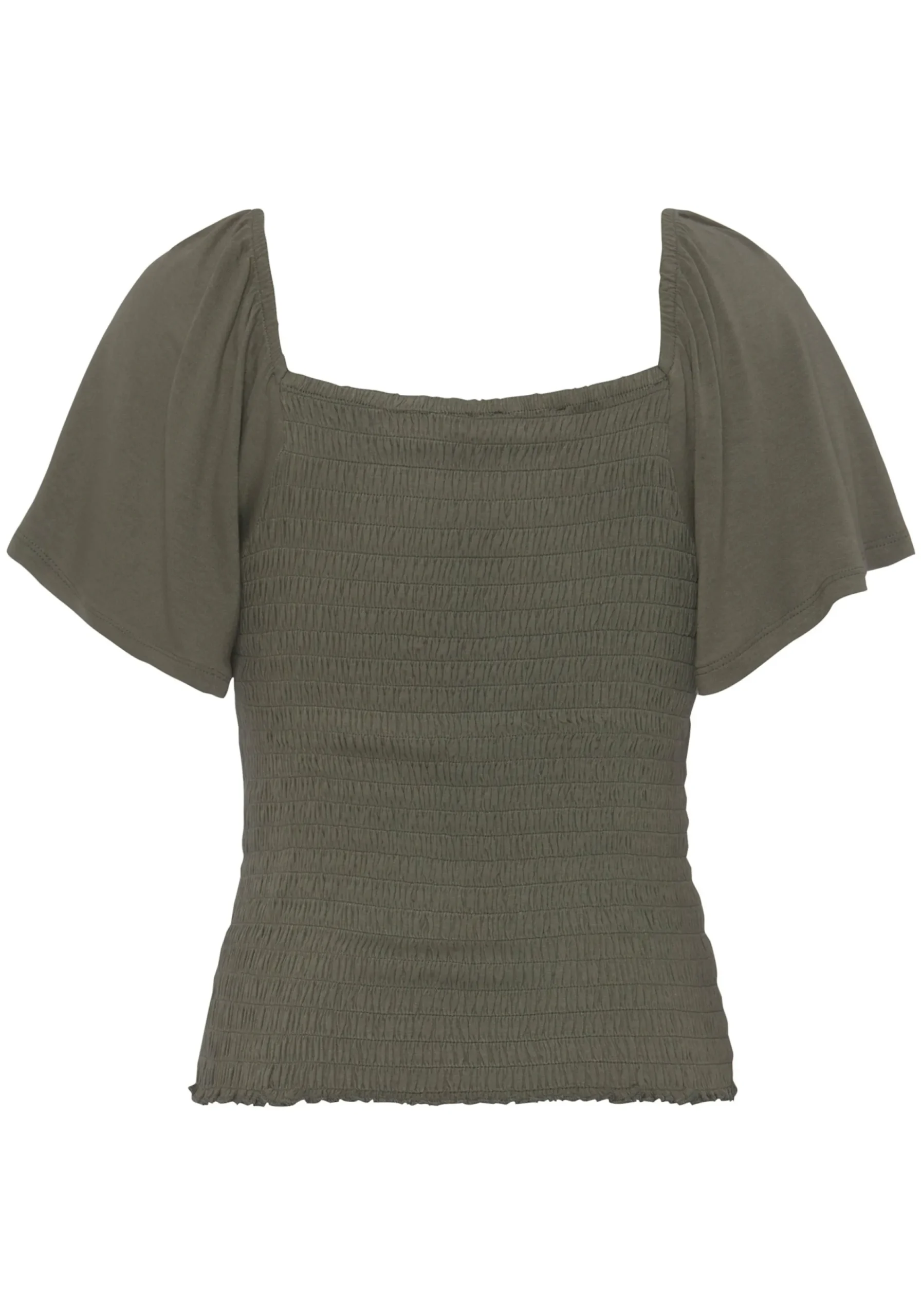 Shirts|Buffalo Kurzarmshirt khaki