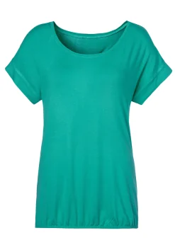 Homewear|Homewear|Vivance Kurzarmshirt grün