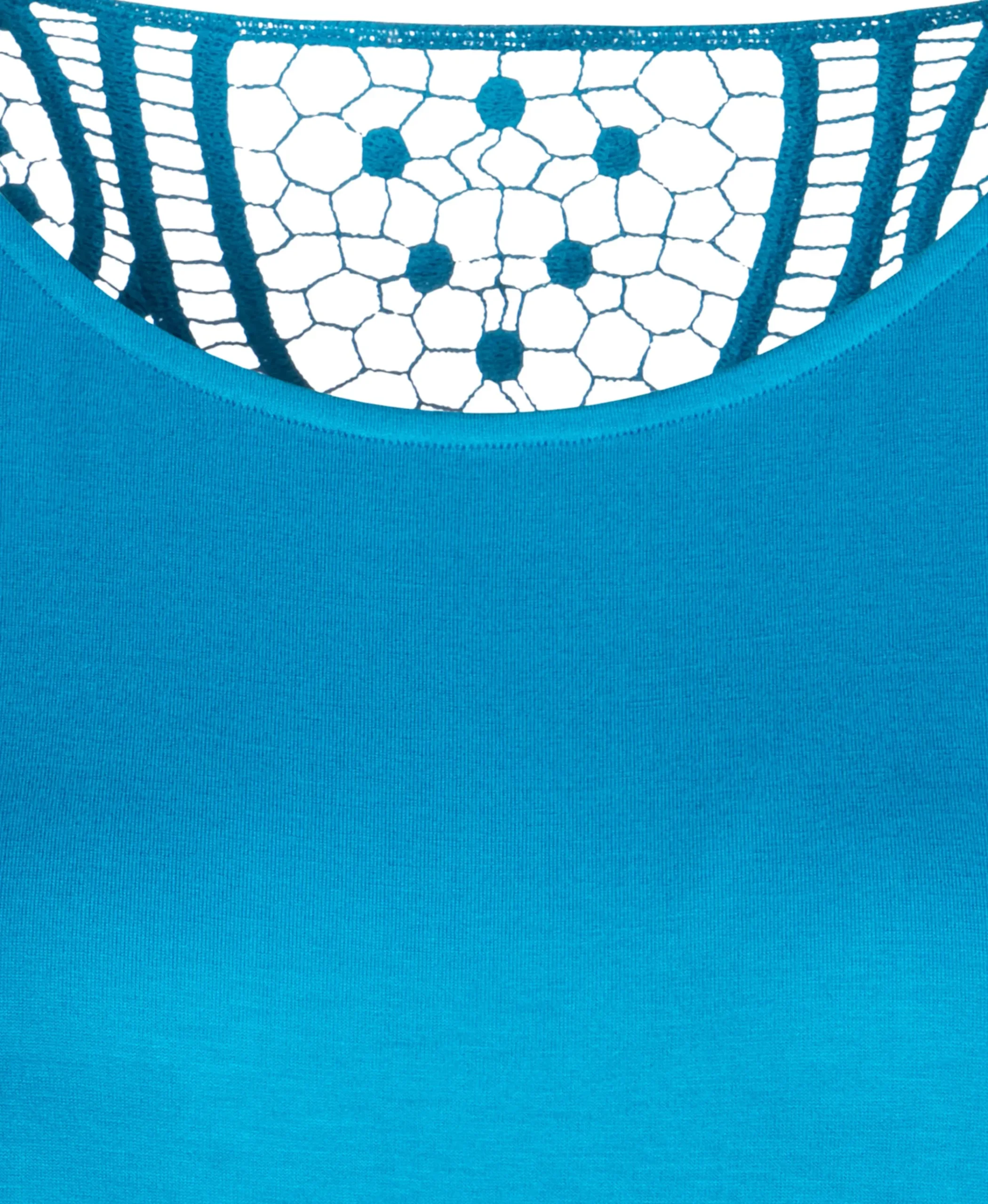 Shirts|Vivance Kurzarmshirt türkis,schwarz
