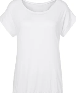 Strandmode|Vivance Kurzarmshirt gelb,creme