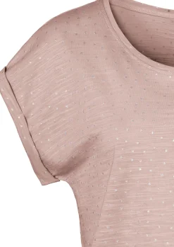 Strandmode|Shirts|Vivance Kurzarmshirt rose,schwarz