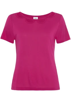Strandmode|Buffalo Kurzarmshirt pink