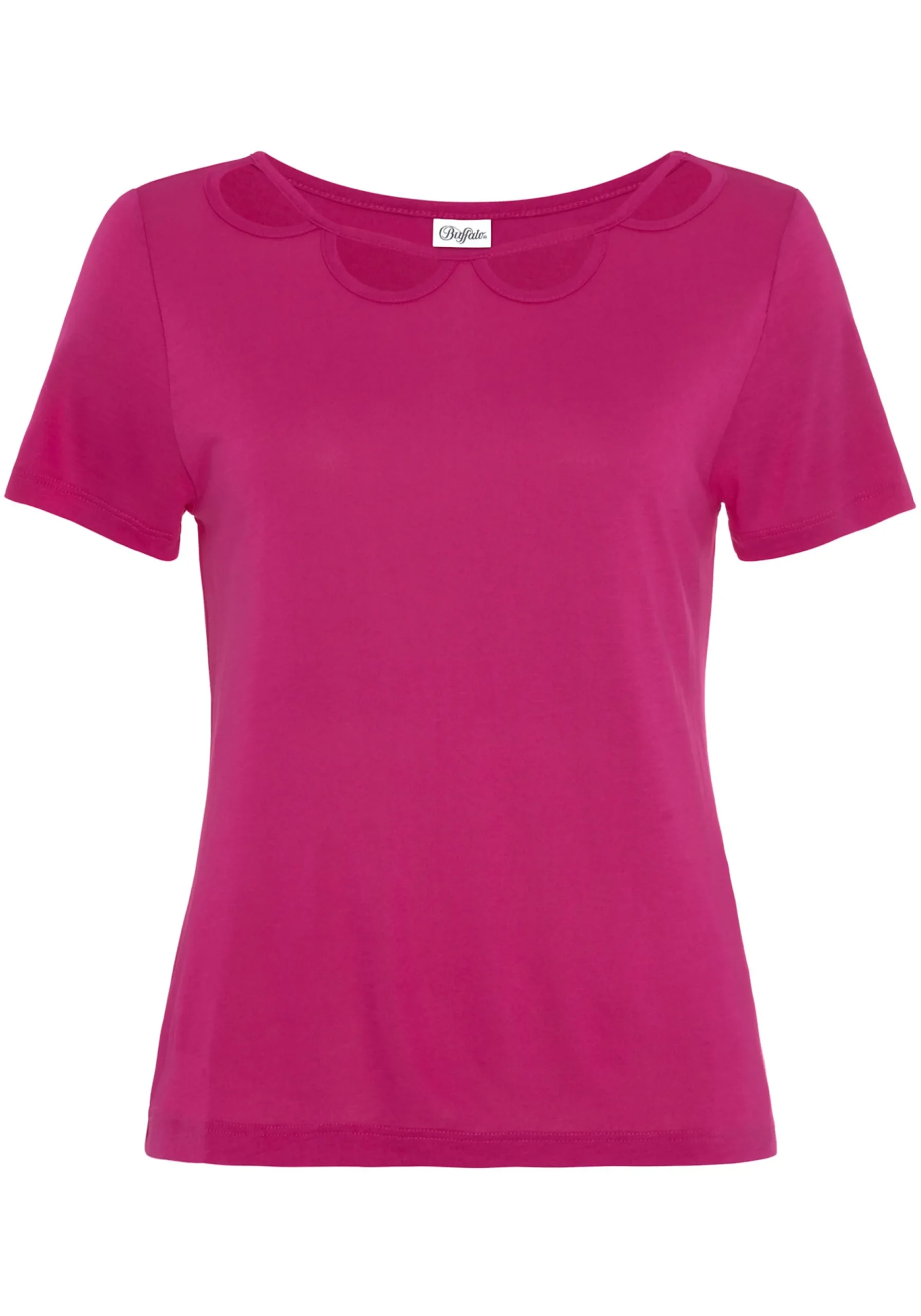 Strandmode|Buffalo Kurzarmshirt pink