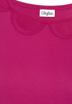 Strandmode|Buffalo Kurzarmshirt pink