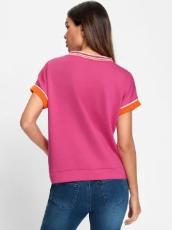 Shirts|heine Kurzarmshirt fuchsia-orange
