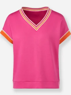 Shirts|heine Kurzarmshirt fuchsia-orange