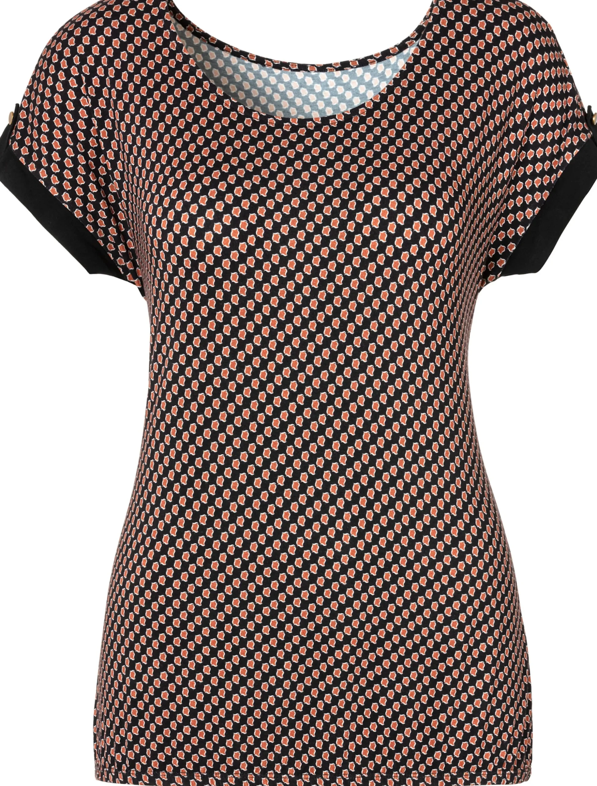 Strandmode|Shirts|Vivance Kurzarmshirt weiß,schwarz
