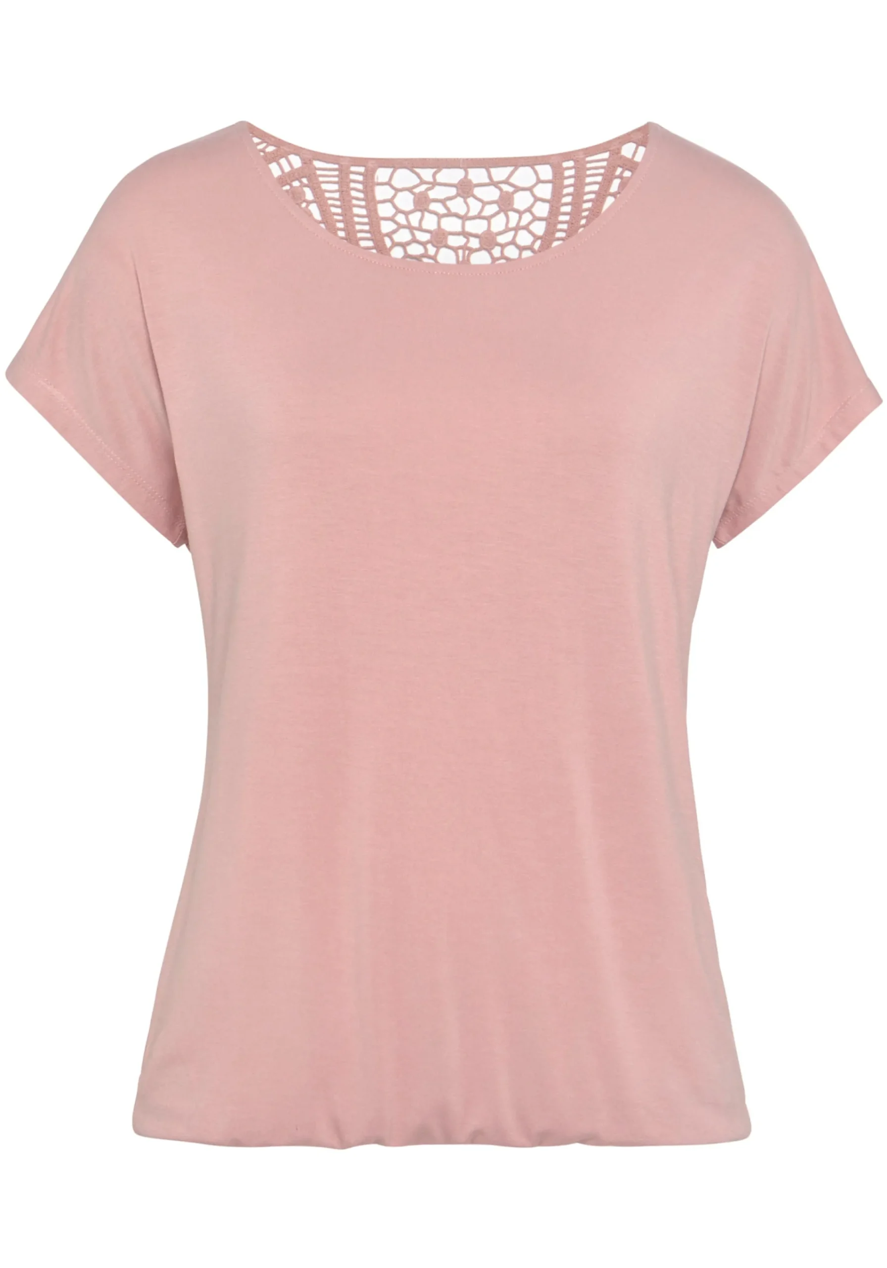 Strandmode|Vivance Kurzarmshirt rose,beere