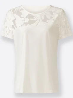 Shirts| Kurzarmshirt ecru