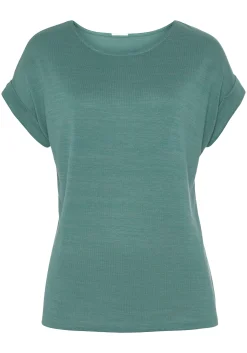 Strandmode|LASCANA Kurzarmshirt mint