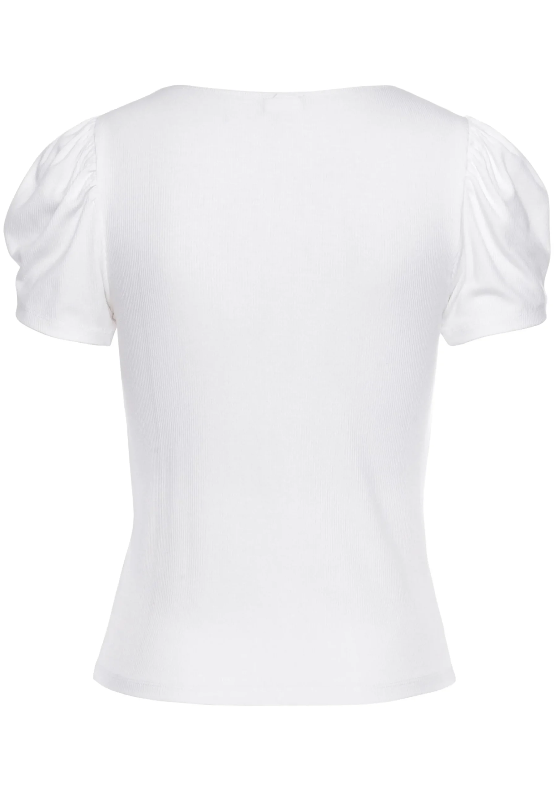 Shirts|LASCANA Kurzarmshirt weiß