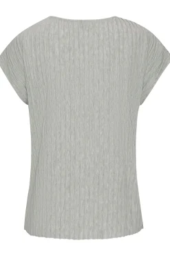 Strandmode|Shirts|LASCANA Kurzarmshirt graumeliert