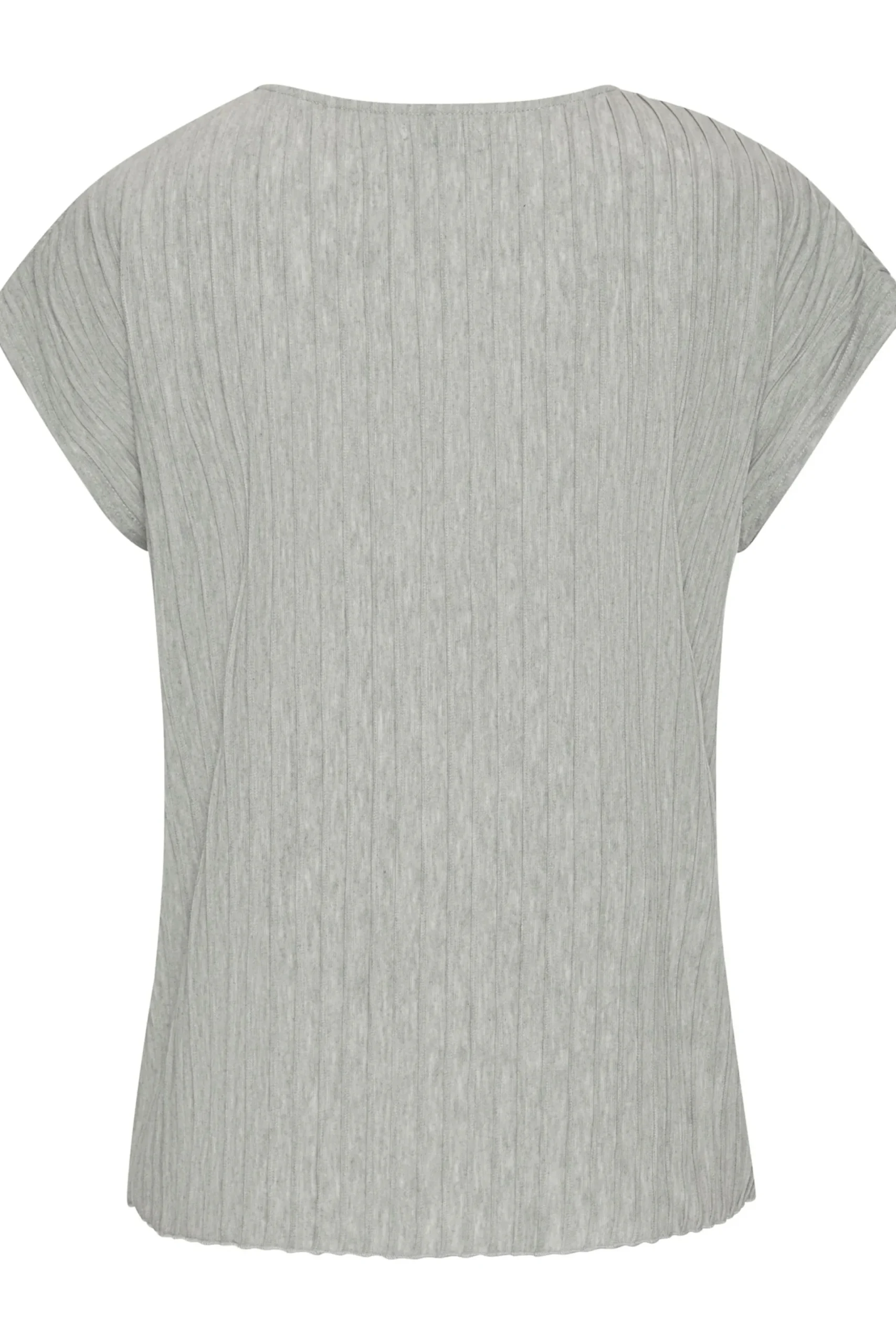 Strandmode|Shirts|LASCANA Kurzarmshirt graumeliert