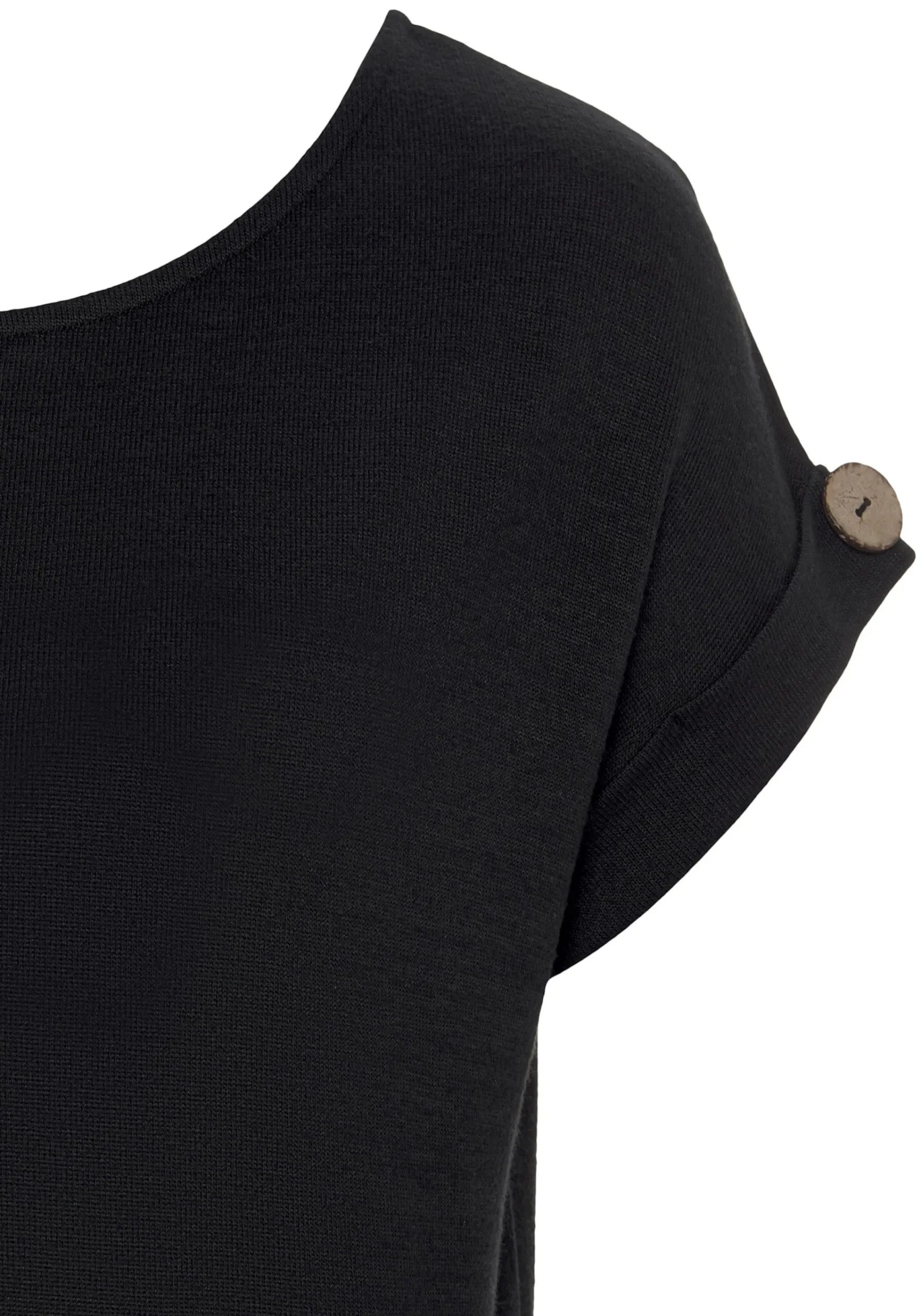 Strandmode|Shirts|LASCANA Kurzarmshirt schwarz