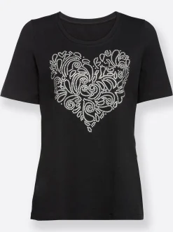 Shirts| Kurzarmshirt schwarz